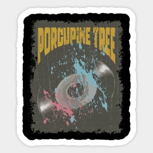 Porcupine Tree Vintage Vynil Sticker